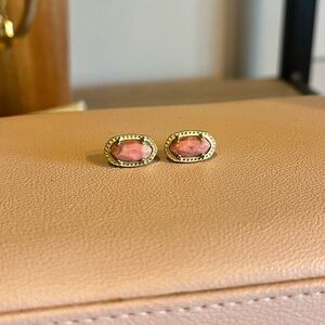 Kendra Scott mini pink studs